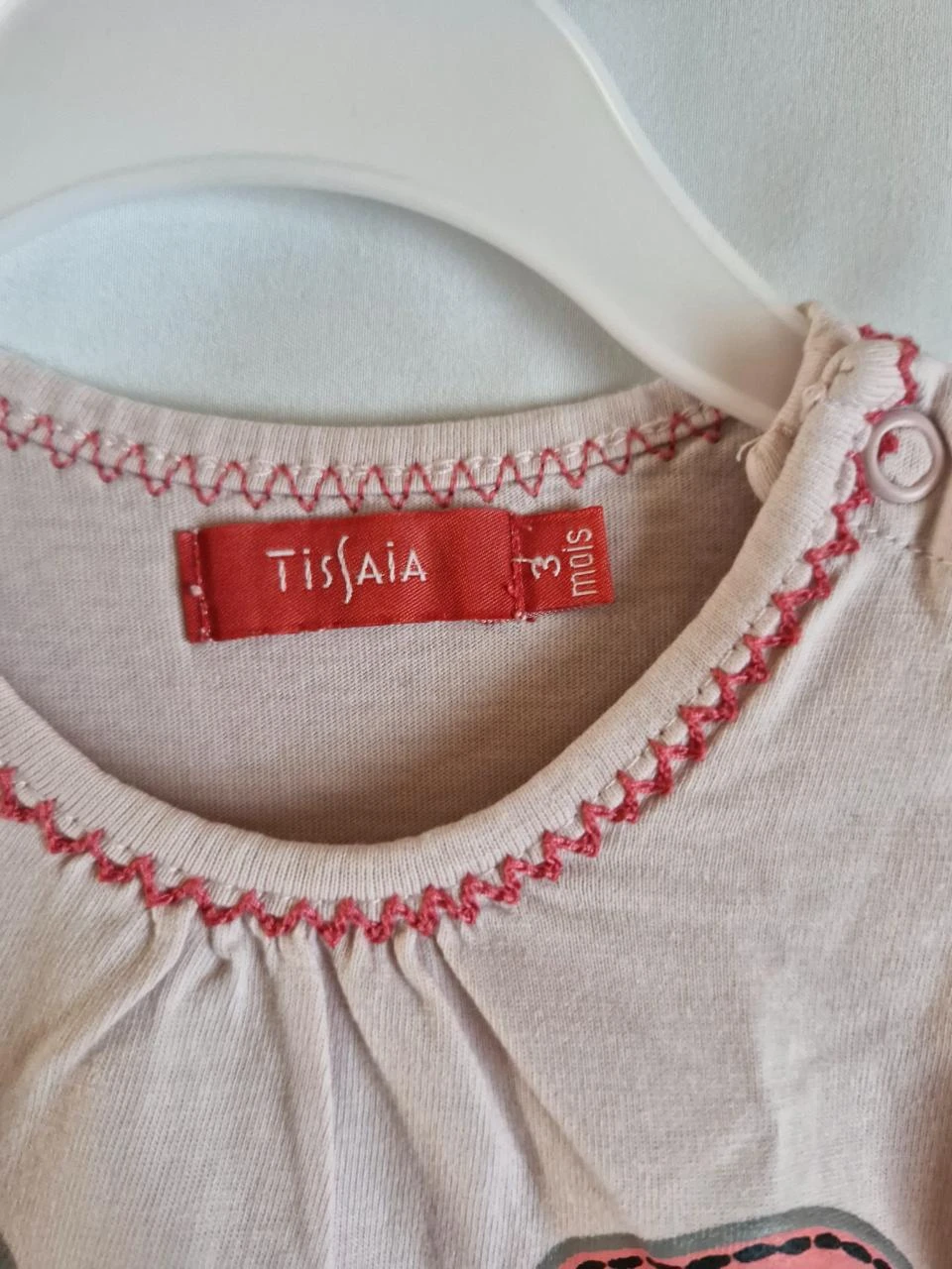 Camiseta de manga longa bebê menina - Tamanho 3 meses – photo 3